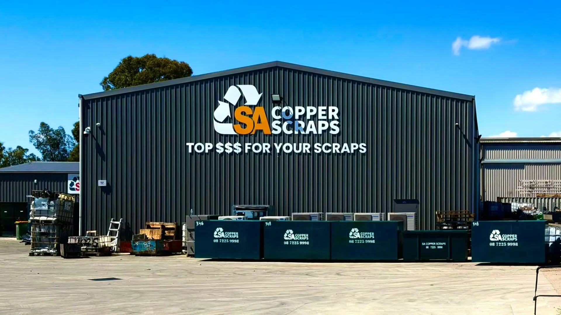 Sa Copper Scrap Shop Banner